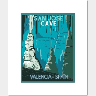 San Jose Cave, Valencia Spain Posters and Art